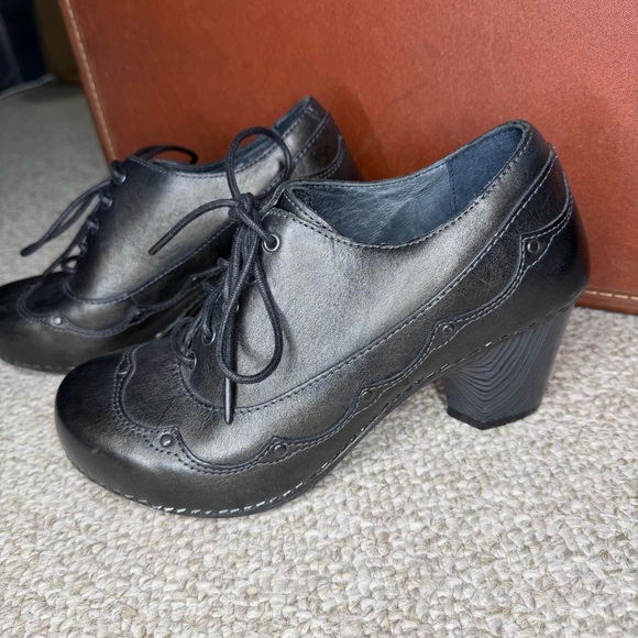 Dansko leather heeled ankle boots - Picture 5 of 13